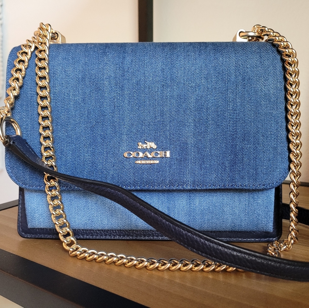 Coach Denim Klare Purse